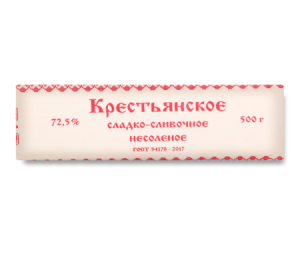 Спред 72.5% растительно-сливочный Крестьянское /у 500г