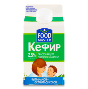 Кефир Foodmaster 2,5% 0,5л т/п