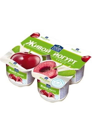 Живой йогурт 1.5% стакан 100г