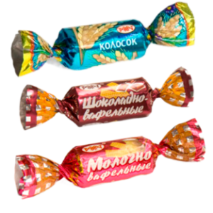 Батончик Рахат молочно-вафельный 1кг