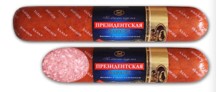 Колбаса Нәрлен Президентская в/c полукопченая Халал 600гр/ шт