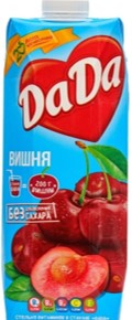 DaDa напиток сокосодержащий вишня 0.95 л
