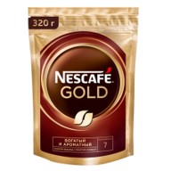 Кофе Nescafe Gold Золотая Обжарка Растворимый 320гр