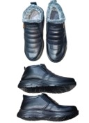 Fashion ботинка черная, с искусственной кожой и мехом размер 40-45р