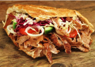 Донер большой с мясом и сыром 450гр